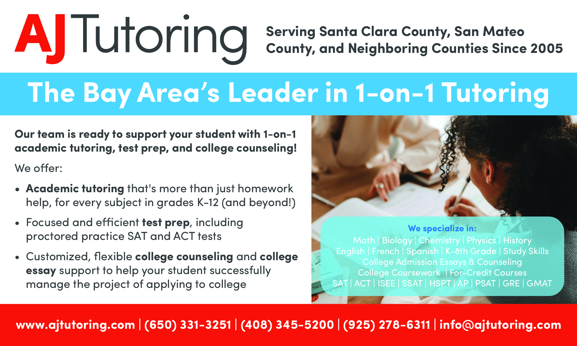 AJ Tutoring logo